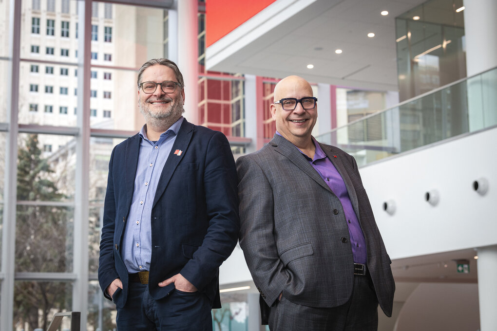 Francois Archambault and Pierre Bertrand, leaders at National Bank 