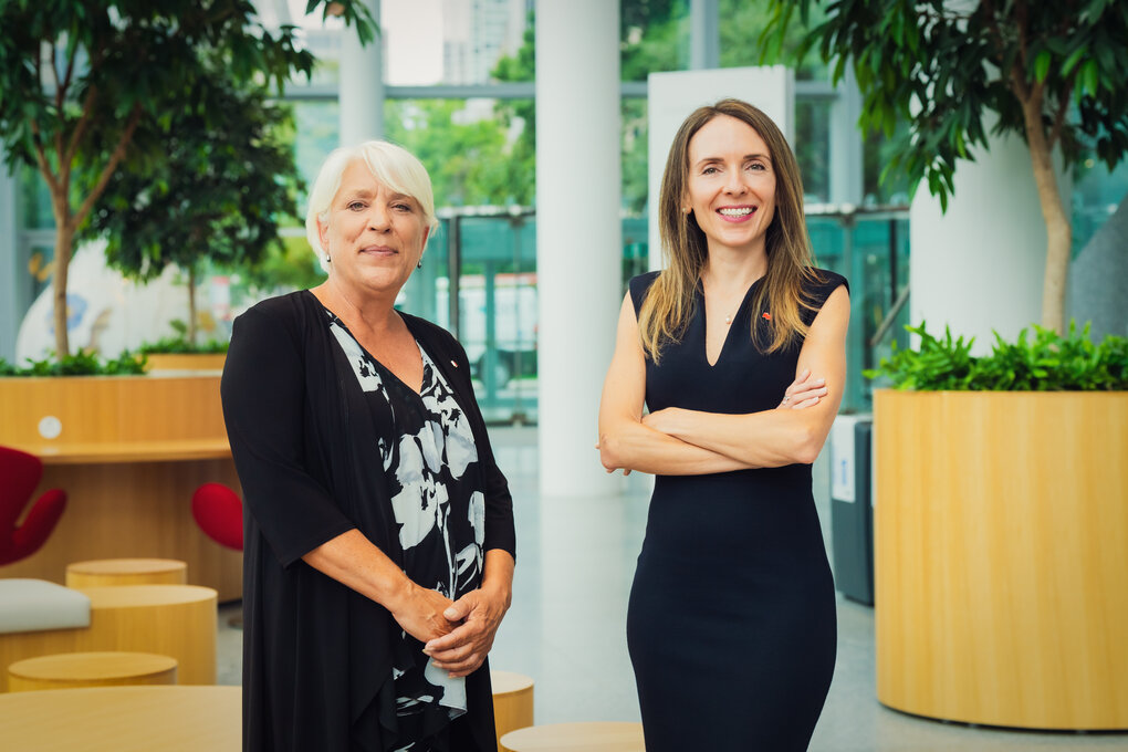 Marie-Soleil Lemieux and Geneviève Coupal, leaders at National Bank