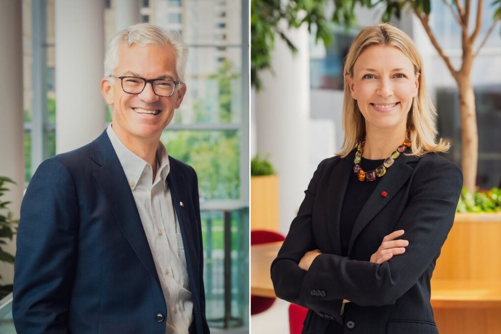 Michael Denham et Sophie McCormack, leaders Banque Nationale 